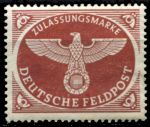 Германия 3-й рейх 1942 г. • Mi# FP 2A • Полевая почта • перф. - Л14 • армейская почта • MH OG VF