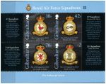 Гибралтар 2013 г. • SC# 1374 • £3.28 • Гербы британских ВВС (2-й выпуск) • блок • MNH OG XF ( кат.- $ 10 )