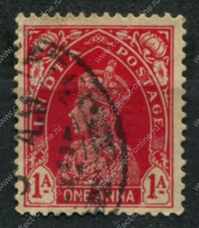 Индия 1937-1940 гг. • Gb# 250 • 1 a. • Георг VI • основной выпуск • стандарт • Used F-VF