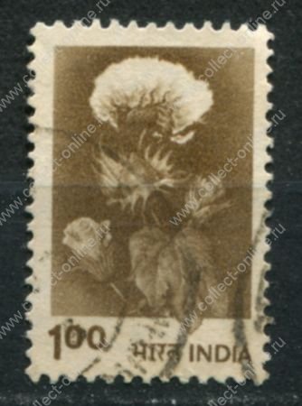 Индия 1979-1985 гг. • Sc# 841 • 1 R. • плетение ковра • стандарт • Used F-VF