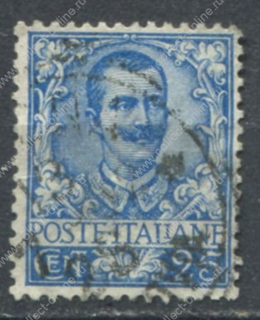 Италия 1901-1926 гг. • Sc# 81 • 25 с. • Виктор Эммануил III • стандарт • Used F-VF