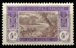 Кот-д'Ивуар 1913-1935 гг. • Iv# 43 • 4 c. • осн. выпуск • лодка на реке • MH OG VF