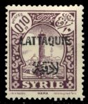 Латакия 1931-1933 гг. • SC# 2 • 10 с. • надпечатка на осн. выпуске марок Сирии • коричн. • MH OG VF