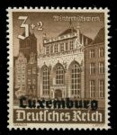 Люксембург • Немецкая оккупация 1941 г. • Mi# 33 (SC# NB1 ) • 3+2 pf. • Фонд зимней помощи (надпечатки на марках Германии) • благотворительный выпуск • MNH OG XF