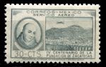 Мексика 1946г. SC# C163 • 30c. Самолет над Сакатекасом • авиапочта • MNH OG VF