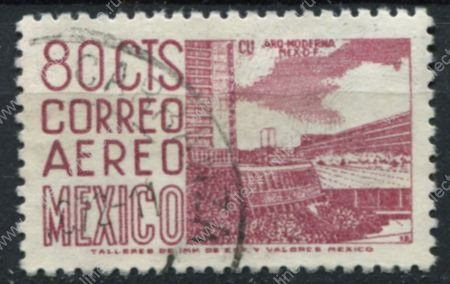 Мексика 1950-1952 гг. • SC# C194 • 80 c. • штаты • Мехико (университетский стадион) • авиапочта • Used F-VF