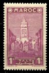 Французское Марокко 1939-1942 гг. • Iv# 163 • 1 с. • архитектура • MNH OG VF