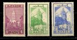 Французское Марокко 1939-1942 гг. • Iv# 163-5 • 1,2,3 с. • архитектура • 3 марки • MNH OG VF