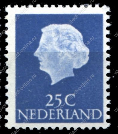 Нидерланды 1953-1971 гг. • SC# 348(Mi# 623) • 25c. • Королева Вильгельмина • стандарт • MNH OG XF