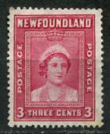 Ньюфаундленд 1941-1944 гг. • Gb# 278 • 3 c. • основной выпуск • королева мать • MNG F-VF