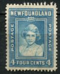 Ньюфаундленд 1941-1944 гг. • Gb# 279 • 4 c. • основной выпуск • принцесса Елизавета • MNG F-VF
