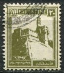 Палестина 1927-1945 гг. • Gb# 99 • 20 m. • 1-й выпуск • Цитадель Иерусалима • Used VF