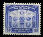 Парагвай 1939 г. • Sc# 355 • 50 c. • 1-я Мирная конференция в Буэнос-Айресе • MNH OG VF