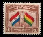 Парагвай 1939 г. • Sc# C113 • 1 p. • 1-я Мирная конференция в Буэнос-Айресе • MNH OG VF