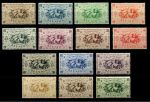Реюньон 1943 г. • Iv# 233-246 • 5 c. - 20 fr. • Лондонский выпуск • полн. серия • MNH OG VF ( кат.- € 10+ )