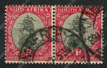 Южная Африка 1926-1927 гг. • Gb# 31 • 1 d.(2) • осн. выпуск • парусный фрегат • пара • Used F-VF