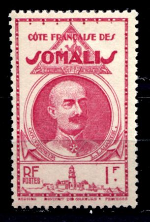 ФР. СОМАЛИ (ДЖИБУТИ) 1938-40гг. SC# 165 / 1fr. / ЛАГАРД / MNH OG VF