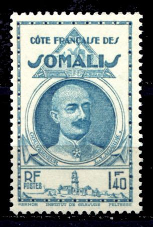 ФР. СОМАЛИ (ДЖИБУТИ) 1938-40гг. SC# 168 / 1.40 fr. / ЛАГАРД / MNH OG VF