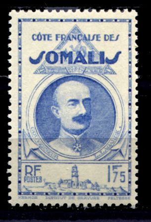 ФР. СОМАЛИ (ДЖИБУТИ) 1938-40гг. SC# 171 / 1.75 fr. / ЛАГАРД / MNH OG VF