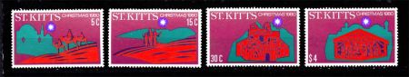 СТ. КИТС 1980г. GB# 49-52 MNH OG VF / РЕЛИГИЯ