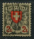 Швейцария 1924 г. • Mi# 197 • 2 fr. • Герб Швейцарии • стандарт • Used VF • ( кат.- €8+ )