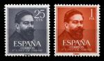 Испания 1960 г. • Mi# 1215-1216 • Композиторы • Исаак Альбенис • полн. серия • MNH OG VF