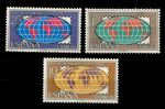 Испания 1963 г. • Mi# 1396-1398 • Международный день письма • полн. серия • MNH OG VF