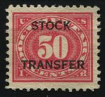 США 1918-1922 гг. • SC# RD9 • 50 c. • для сделок с акциями • фискальный выпуск • Used F-VF