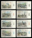 Австрия 1964 г. • MI# 1164-71 • 1.50 + 0.30 s.(8) • Филателистическая выставка WIPA • архитектура Вены • полн. серия • MNH OG Люкс ( кат. - €3 )