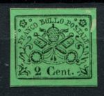 Римские государства 1867 г. • Mi# 12 • 2 c. • MNG VF ( кат. - €80* )