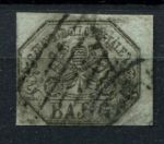 Римские государства 1852 г. • Mi# 7b • 6 b. • серая бум. • Used VF ( кат. - €40 )