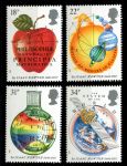 Великобритания 1987 г. • Sc# 1172-1175 • Исаак Ньютон, открытия • полн. серия • MNH OG VF