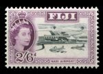 Фиджи 1962-1967 гг. • Gb# 320 • 2s.6d. • Елизавета II • осн. выпуск • аэропорт Нади • MNH OG XF ( кат. - £10.00 )
