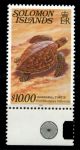 Британские Соломоновы о-ва 1979-1983 гг. • Sc# 413 • $10 • Фауна, земноводные • морская черепаха • концовка • MNH OG XF+ ( кат.- $15 )