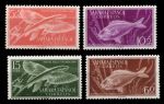 Испанская Сахара 1954 г. • Mi# 147-150 • рыбы • полн. серия • MNH OG VF 