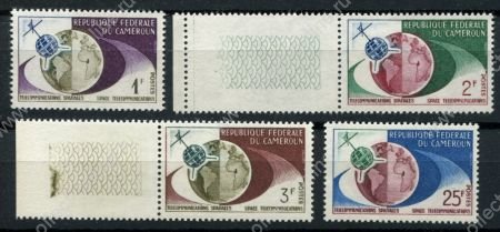 Камерун 1963 г. • Mi# 381-385 • Запуск спутника "Telstar" • полн. серия(без авиа) • MNH OG XF