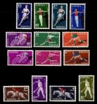 Испания 1960 г. • Mi# 1201-1214 • Международные соревнования, легкая атлетика • полн. серия • MNH OG VF ( кат. - €10 )
