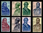 Испания 1963 г. • Mi# 1418-1425 • Исследователи и завоеватели Америки(конкистадоры) • полн. серия • MNH OG VF ( кат.- €10 )