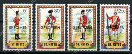 Сент-Винсент 1981 г. • Mi# • Военная форма • Specimen(образец) • полн. серия • MNH OG VF