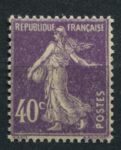Франция 1927 г. • Mi# 216 • 40 c. • Марианна "сеятельница" • стандарт • MLH OG VF