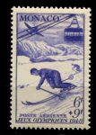 Монако 1948 г. • Mi# 345 • 6+6 fr. • Летние Олимпийские Игры, Лондон • авиапочта • MH OG VF ( кат. - €15 )