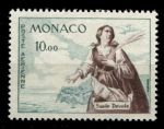 Монако 1960 г. • Mi# 654 • 10 fr. • основной выпуск (стандарт) • авиапочта • MH OG VF ( кат. - €7 )
