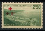 Монако 1940 г. • Mi# 215 • Красный крест • осн. выпуск(архитектура и виды) • вид на княжество • MNH OG VF ( кат. - €20 )