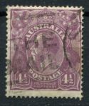 Австралия 1926-1930 гг. • Gb# 92 • 4½ d. • Георг V • стандарт • Used VF  ( кат. - £5 )