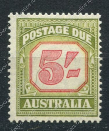 Австралия 1953 г. • Gb# D131 • 5 s. • служебный выпуск (доплата) • MLH OG VF ( кат.- £ 15 )
