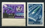 СССР 1961 г. • Сол# 2587-8 • Собаки в космосе • полн. серия • MH/MNH* OG VF