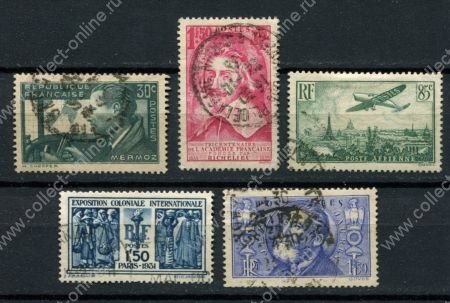 Франция 193х гг. • 5 марок • коммеморатив • Used VF