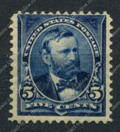 США 1897-1903 гг. • SC# 281 • 5 c. • Улисс Симпсон Грант • стандарт • MNG VF ( кат. - $32.50- )