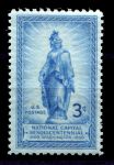 США 1950г. SC# 989 / 3c. / 150 ЛЕТ ВАШИНГТОНА / MNH OG VF