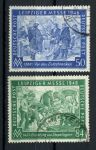 Германия • Совместная зона оккупации 1948 г. • Mi# 967-8 • 50 и 84 pf. • Лейпцигская весенняя ярмарка • для оккупированных территорий • полн. серия • Used VF ( кат.- € 5 )